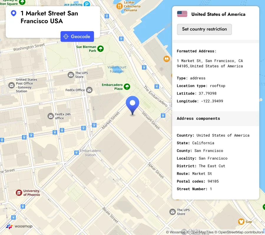 Get accurate locations from addresses with Woosmap Localities API 