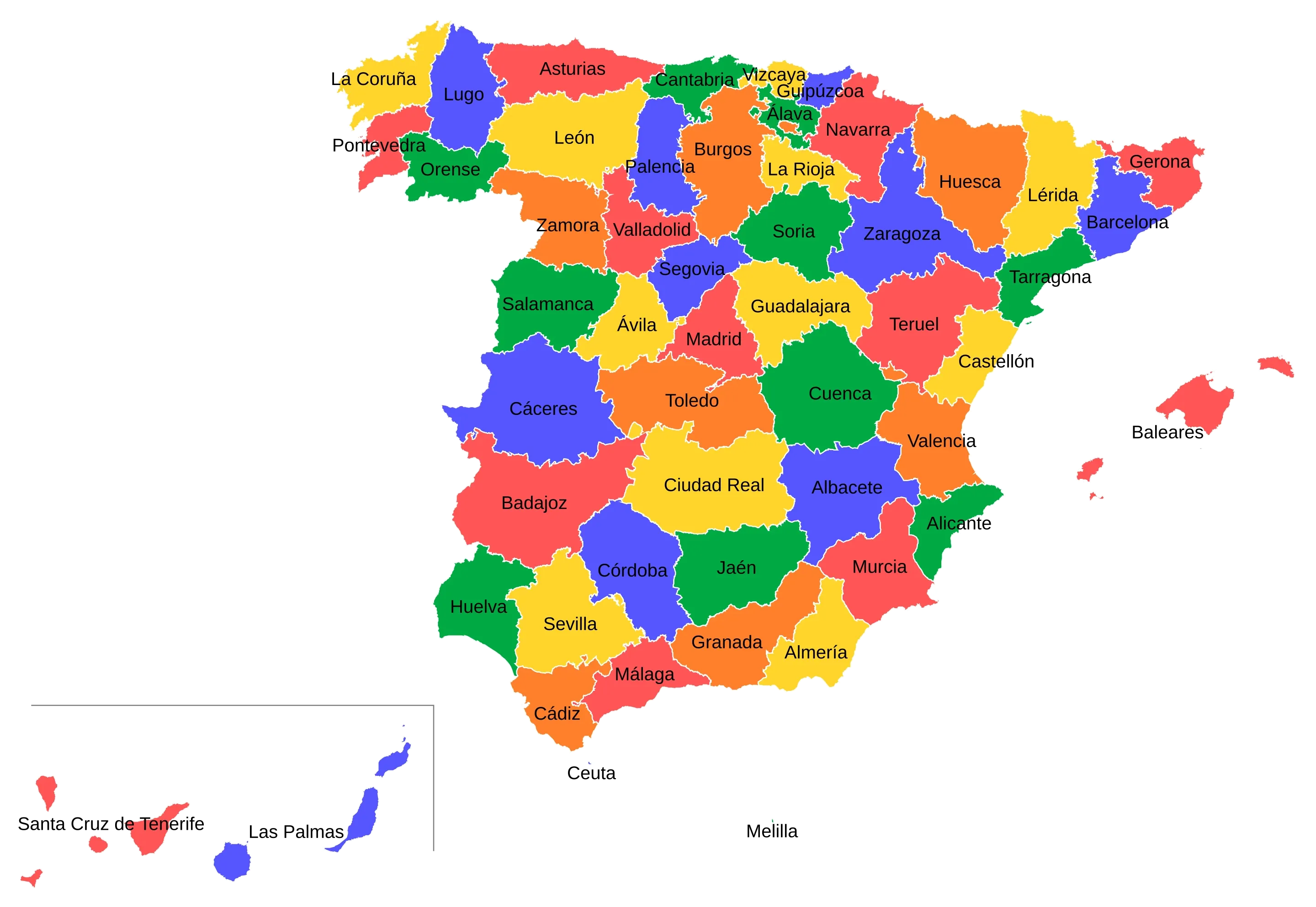 Provinces of Spain