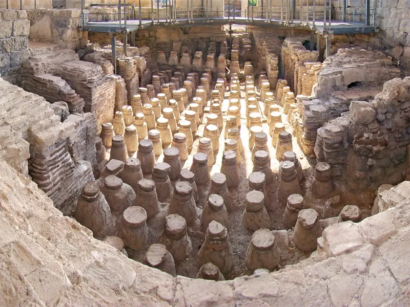 Roman thermae of Scythopolis, Beit She'an, Israel