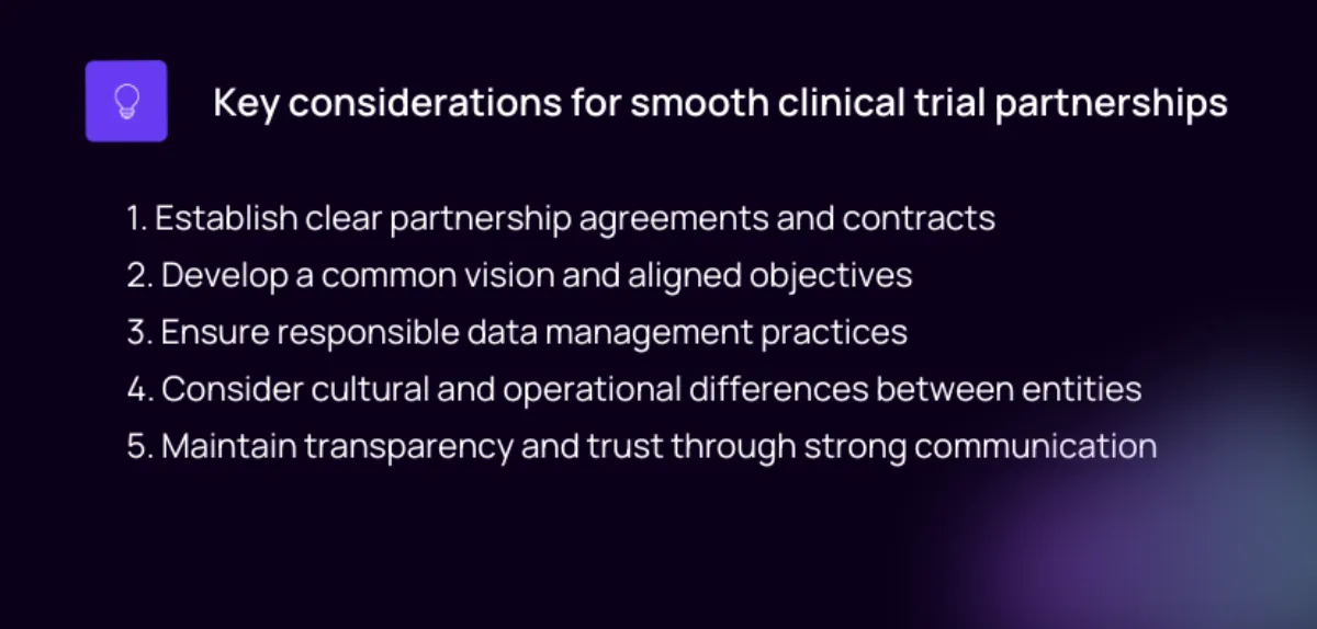 key considerations for smooth clinical trials
