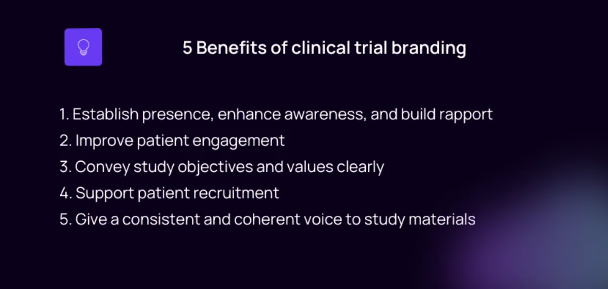 5 benefits of clinical trial branding