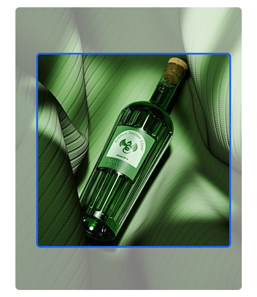 a green bottle resized