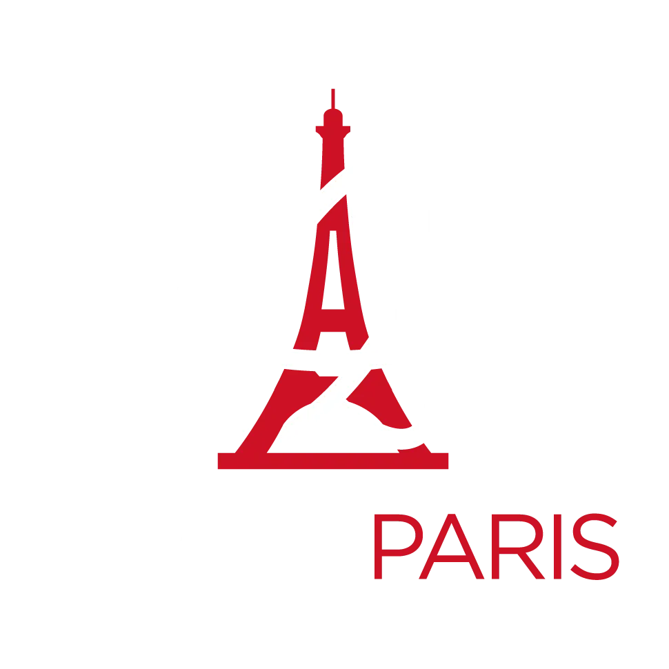 React Paris white and red logo