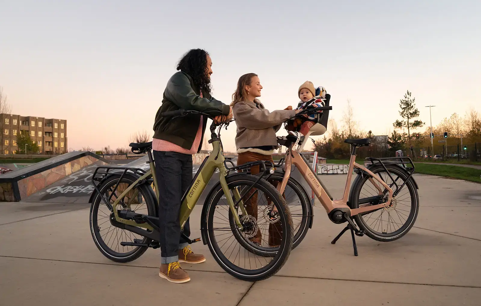 Elektrische-fietsen-cortina-e-common-integrated