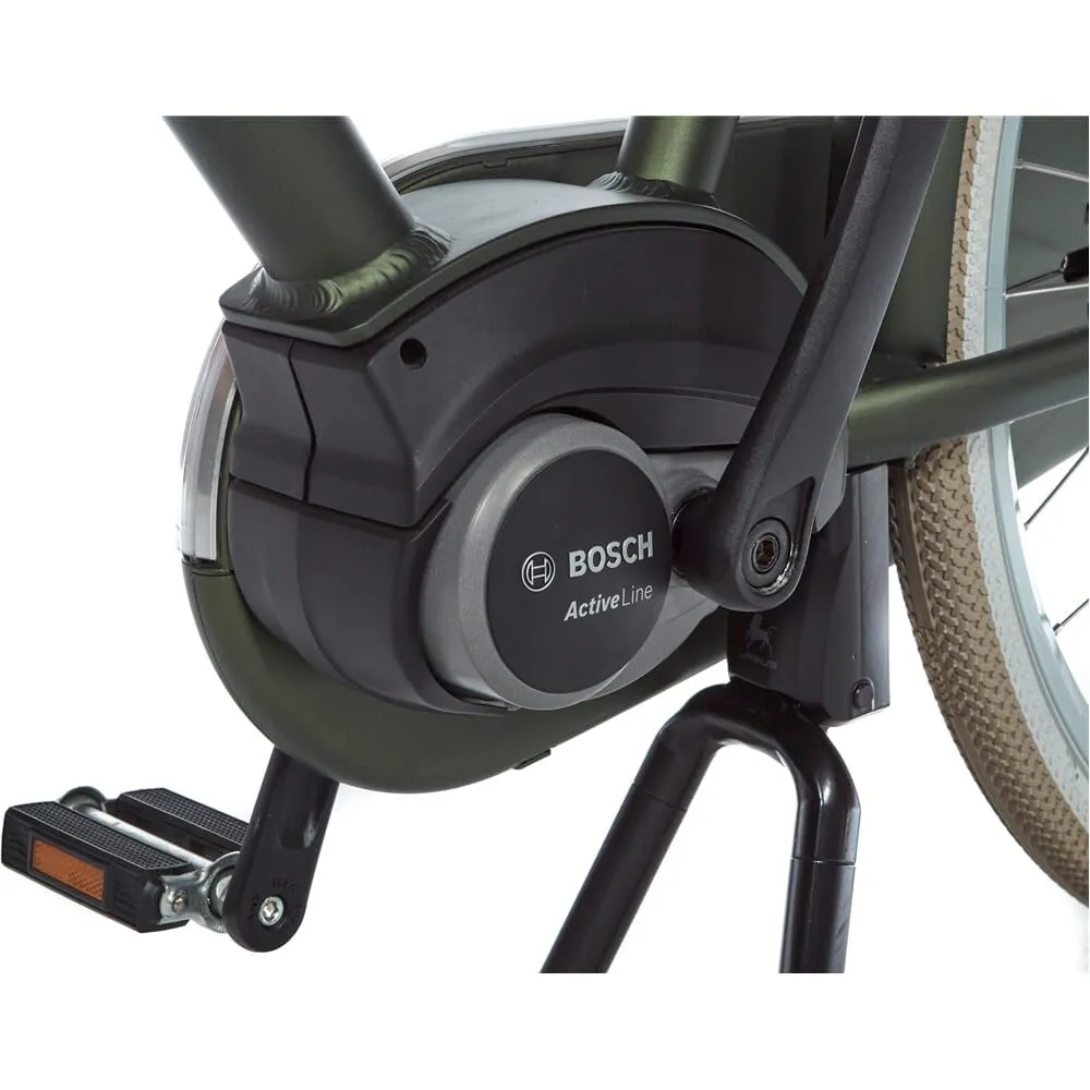  bosch active line middenmotor op een cortina e-u4 transport elektrische fiets 