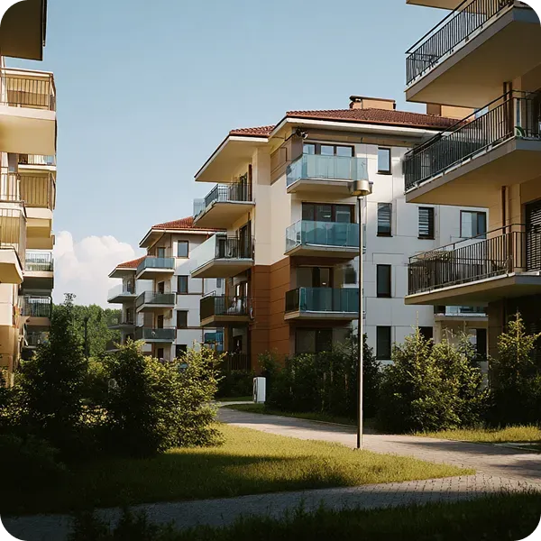 Adres do umowy najmu okazjonalnego simpl.rent – budynek mieszkalny jako przykład lokalu wskazywanego w oświadczeniu do najmu okazjonalnego