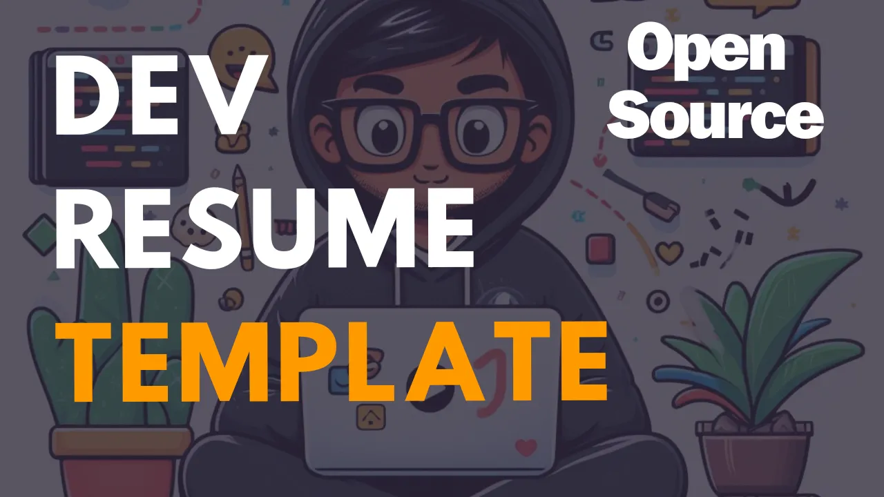 dev resume template